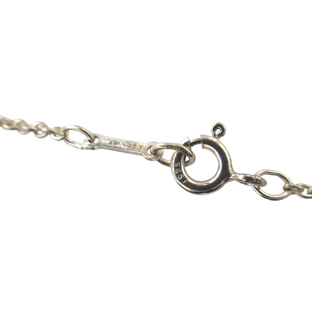 Tiffany & Co Elsa Peretti Open Heart Necklace Pendant 925 Sterling Silver — view 6