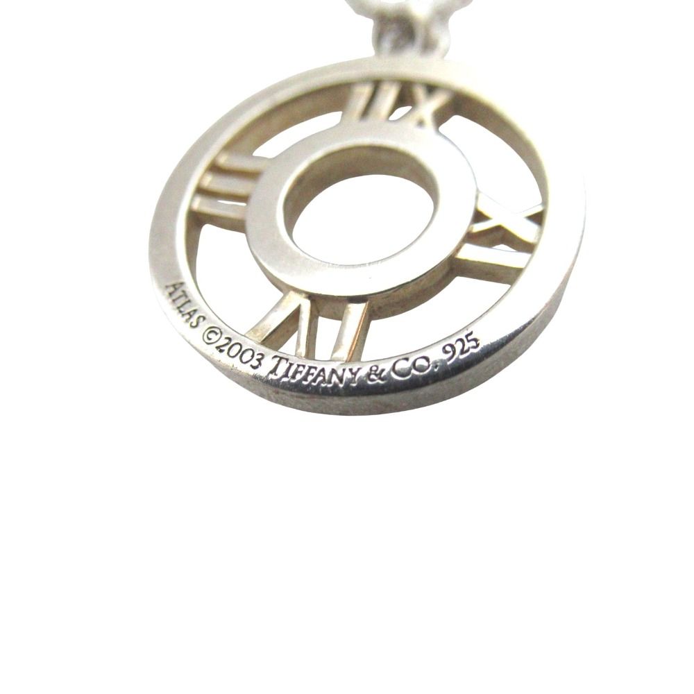 Tiffany & Co Atlas Open Heart Necklace Pendant 925 Sterling Silver — view 3