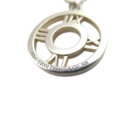 Tiffany & Co Atlas Open Heart Necklace Pendant 925 Sterling Silver — view 3