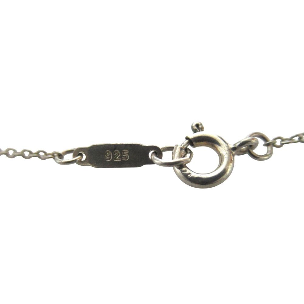 Tiffany & Co Atlas Open Heart Necklace Pendant 925 Sterling Silver — view 6