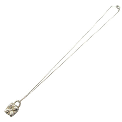 Tiffany & Co Present Box Motif Necklace Pendant 925 Sterling Silver — view 4