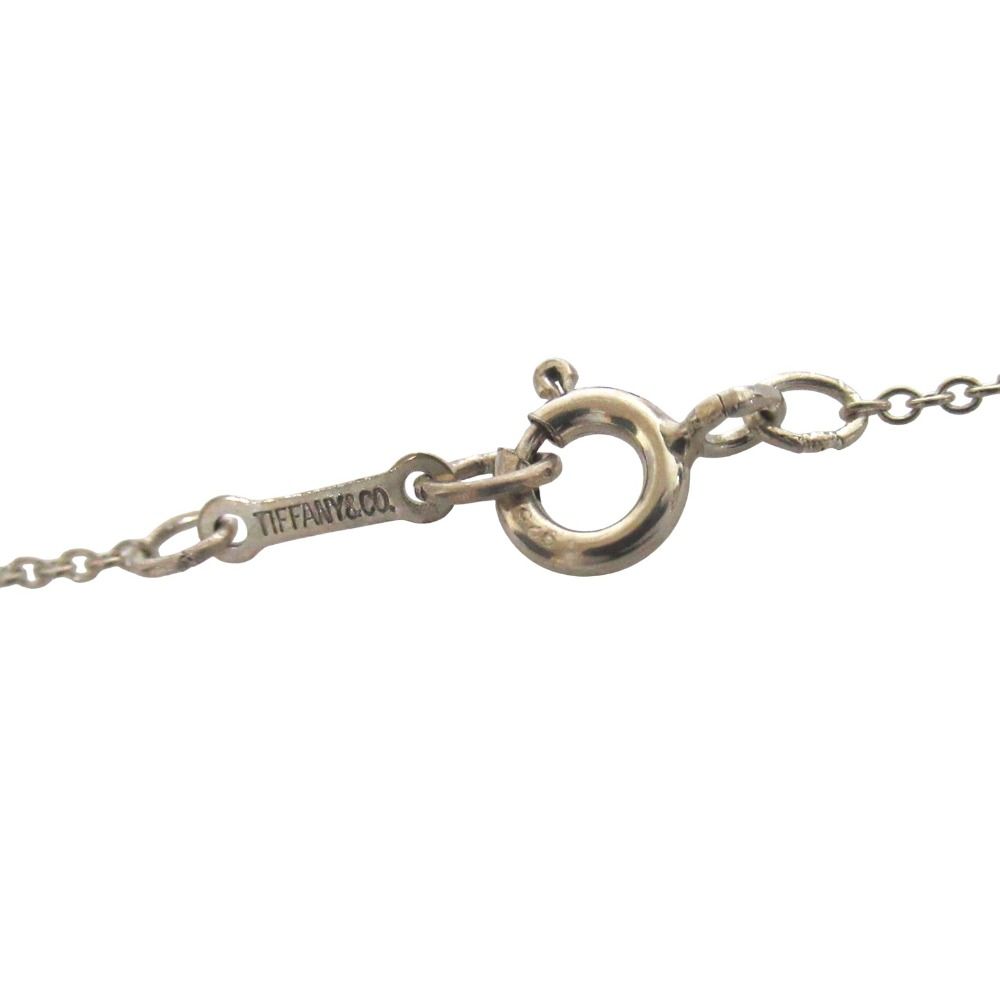Tiffany & Co Elsa Peretti Bean Necklace Pendant 925 Sterling Silver — view 5