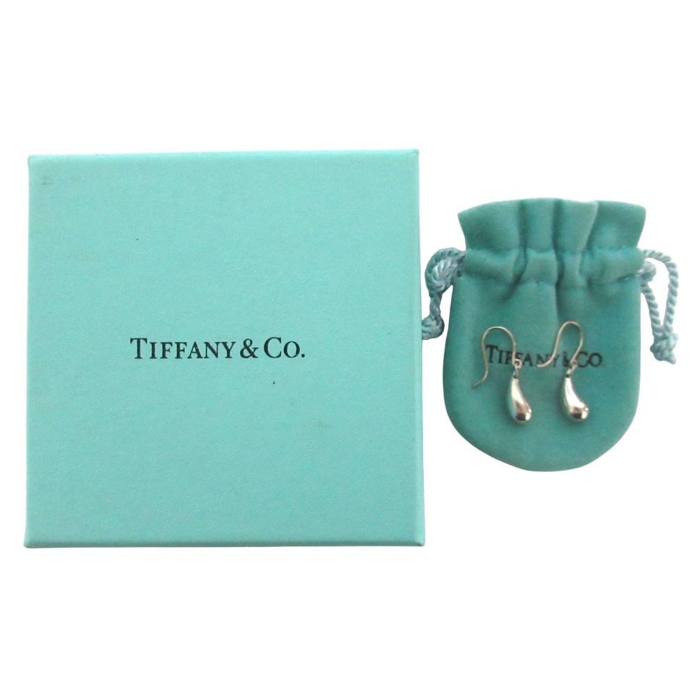 Tiffany & Co Teardrop Earrings Silver — view 3