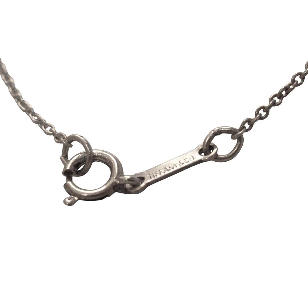 Tiffany & Co Vintage Elsa Peretti Bean Necklace Pendant Sterling Silver — view 5