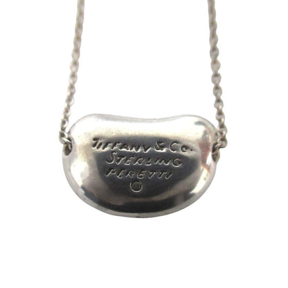 Tiffany & Co Vintage Elsa Peretti Bean Necklace Pendant Sterling Silver — view 2