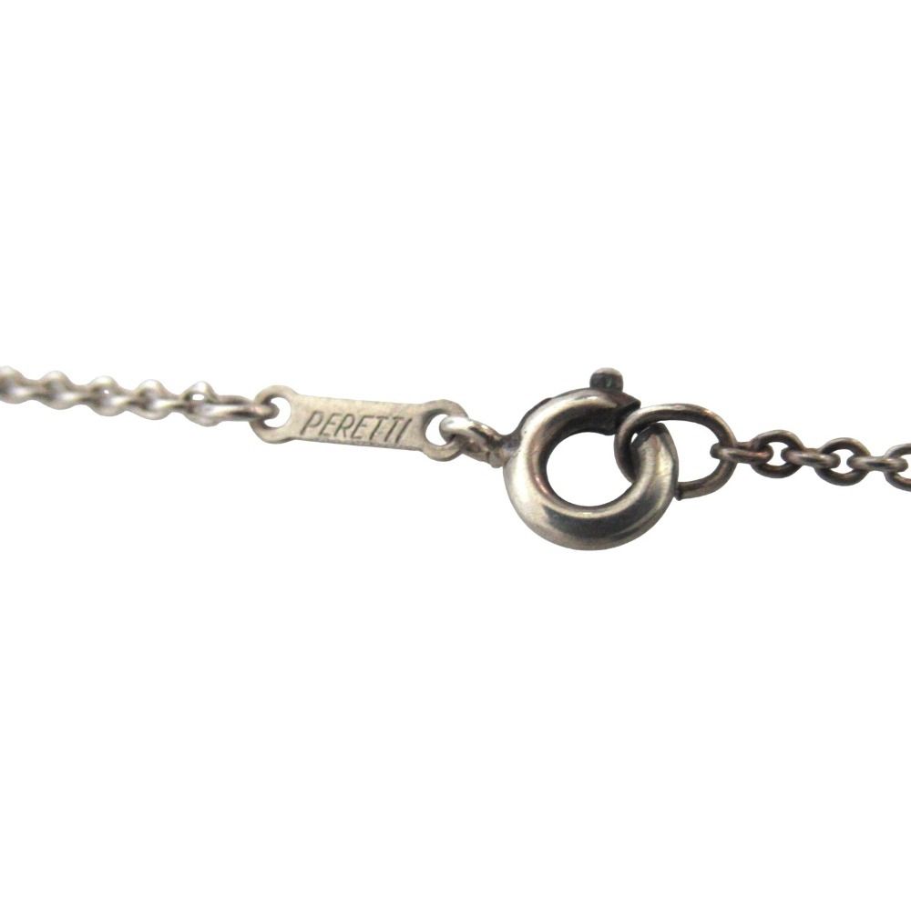 Tiffany & Co Vintage Elsa Peretti Open Heart Large Long Necklace 925 Sterling — view 6