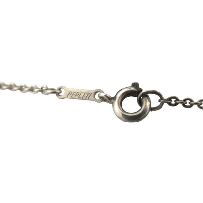 Tiffany & Co Vintage Elsa Peretti Open Heart Large Long Necklace 925 Sterling — view 6