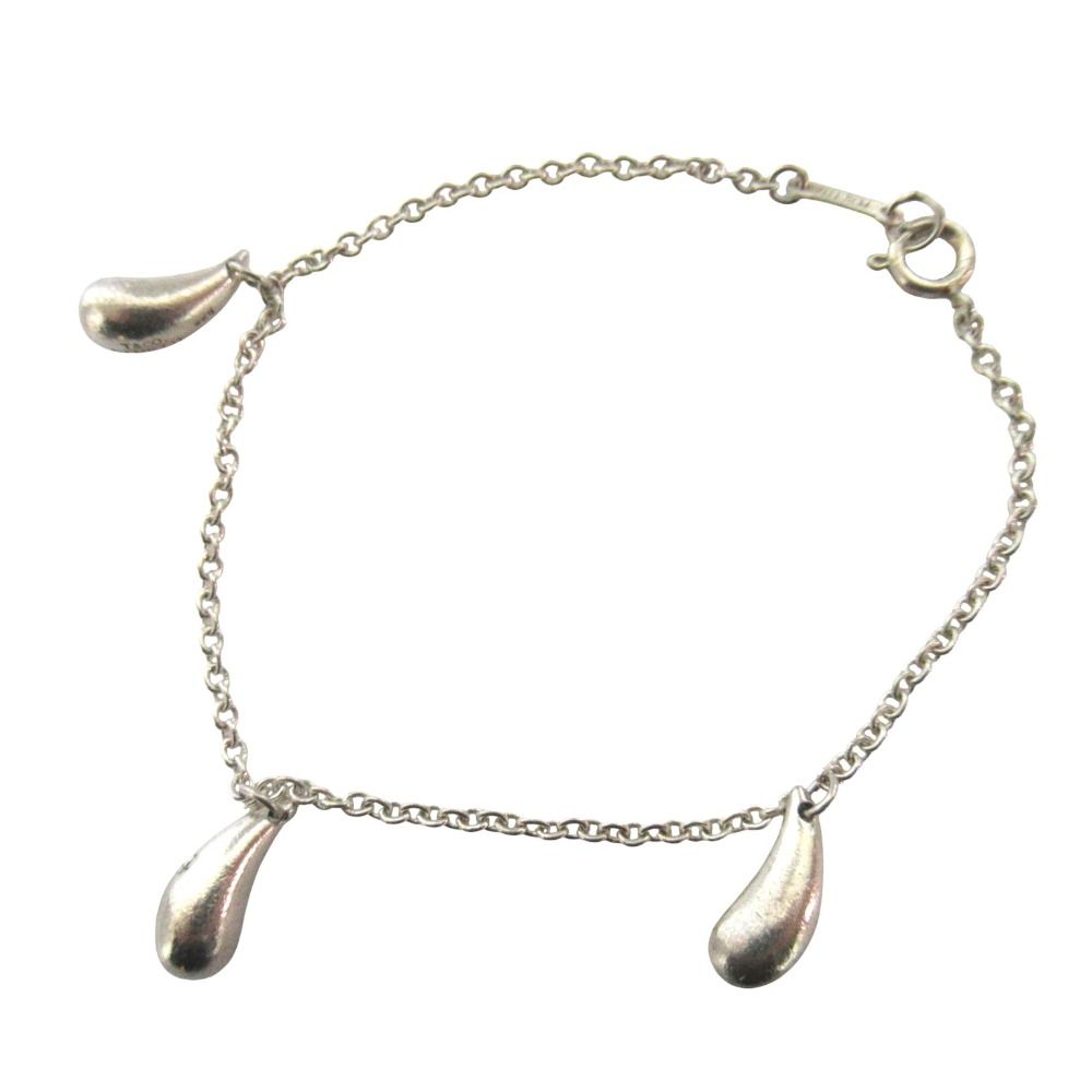 Tiffany & Co Elsa Peretti Teardrop Bracelet 925 Sterling Silver