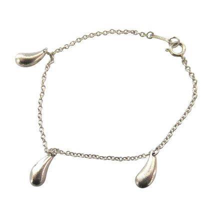 Tiffany & Co Elsa Peretti Teardrop Bracelet 925 Sterling Silver
