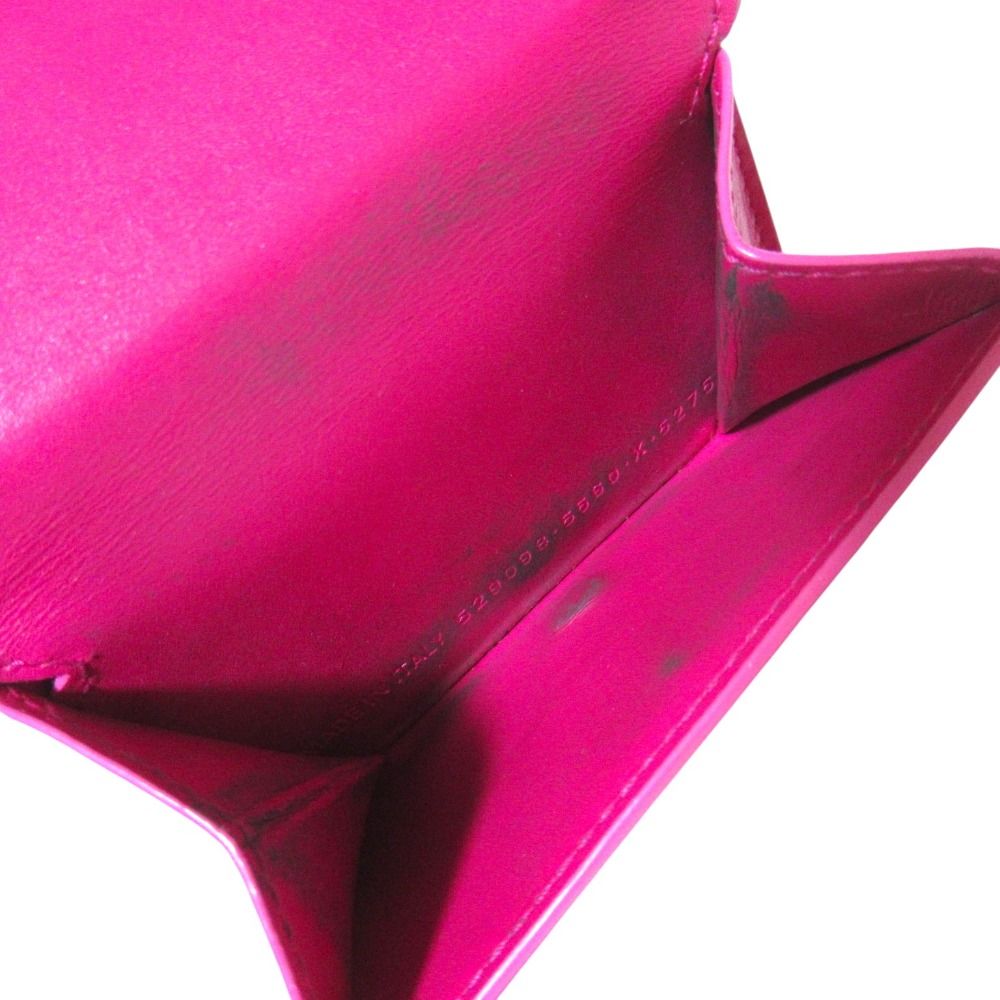 Balenciaga Etui Mini Wallet 1 Compact Trifold Pink — view 9