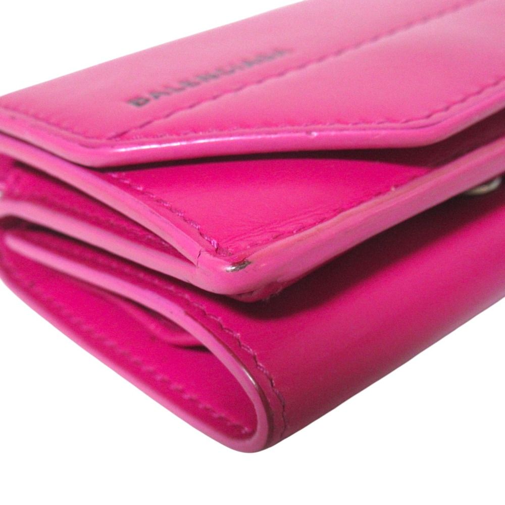 Balenciaga Etui Mini Wallet 1 Compact Trifold Pink — view 4