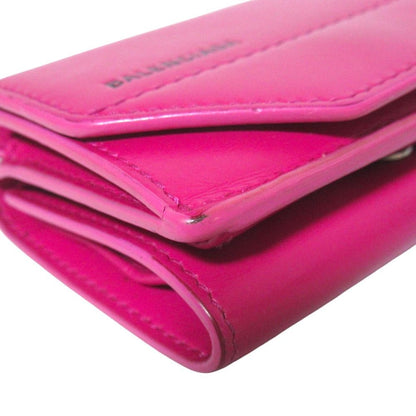 Balenciaga Etui Mini Wallet 1 Compact Trifold Pink — view 4