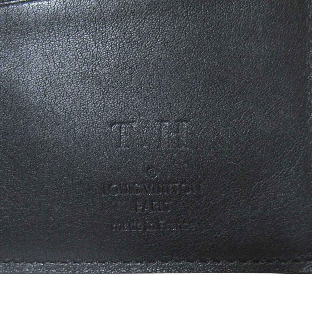Louis Vuitton Portefeuille Brazza Taurillon Leather Wallet Bifold Black — view 7