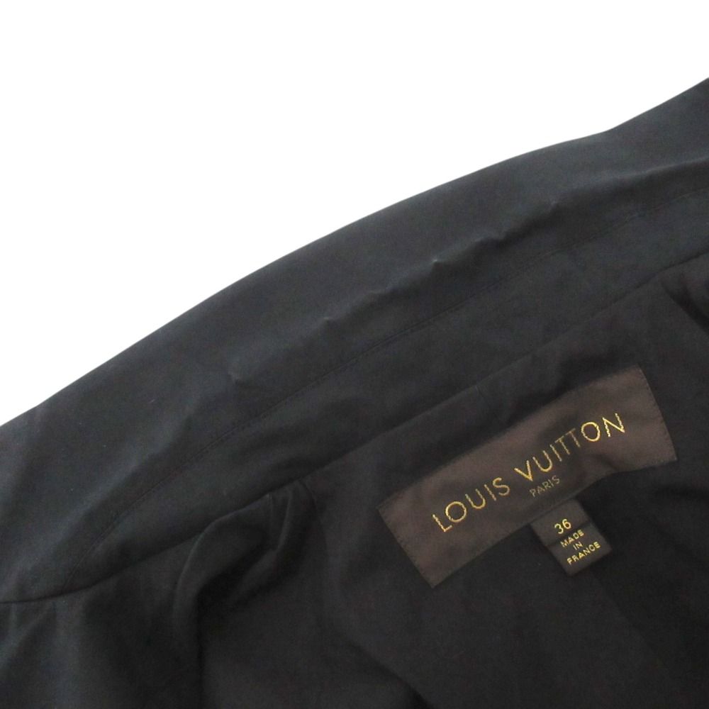 Louis Vuitton Single Military Jacket 36 Black — view 5