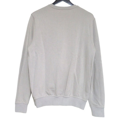 Hermes Horsebit Leather Patch Sweatshirt Shirt S Beige — view 2