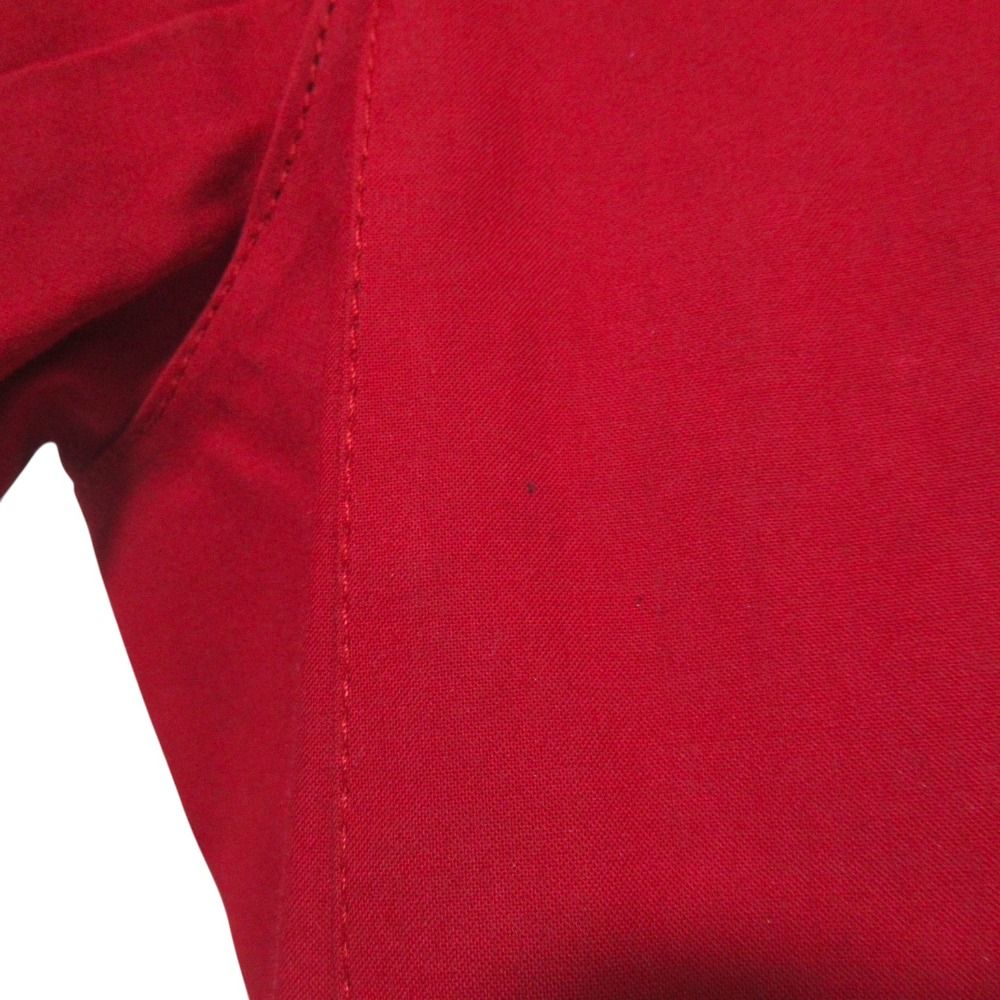Louis Vuitton Mackintosh Rubberized Short Trench Coat 40 Red — view 6