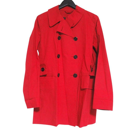 Louis Vuitton Mackintosh Rubberized Short Trench Coat 40 Red