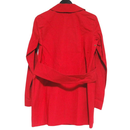 Louis Vuitton Mackintosh Rubberized Short Trench Coat 40 Red — view 2