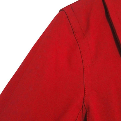 Louis Vuitton Mackintosh Rubberized Short Trench Coat 40 Red — view 5