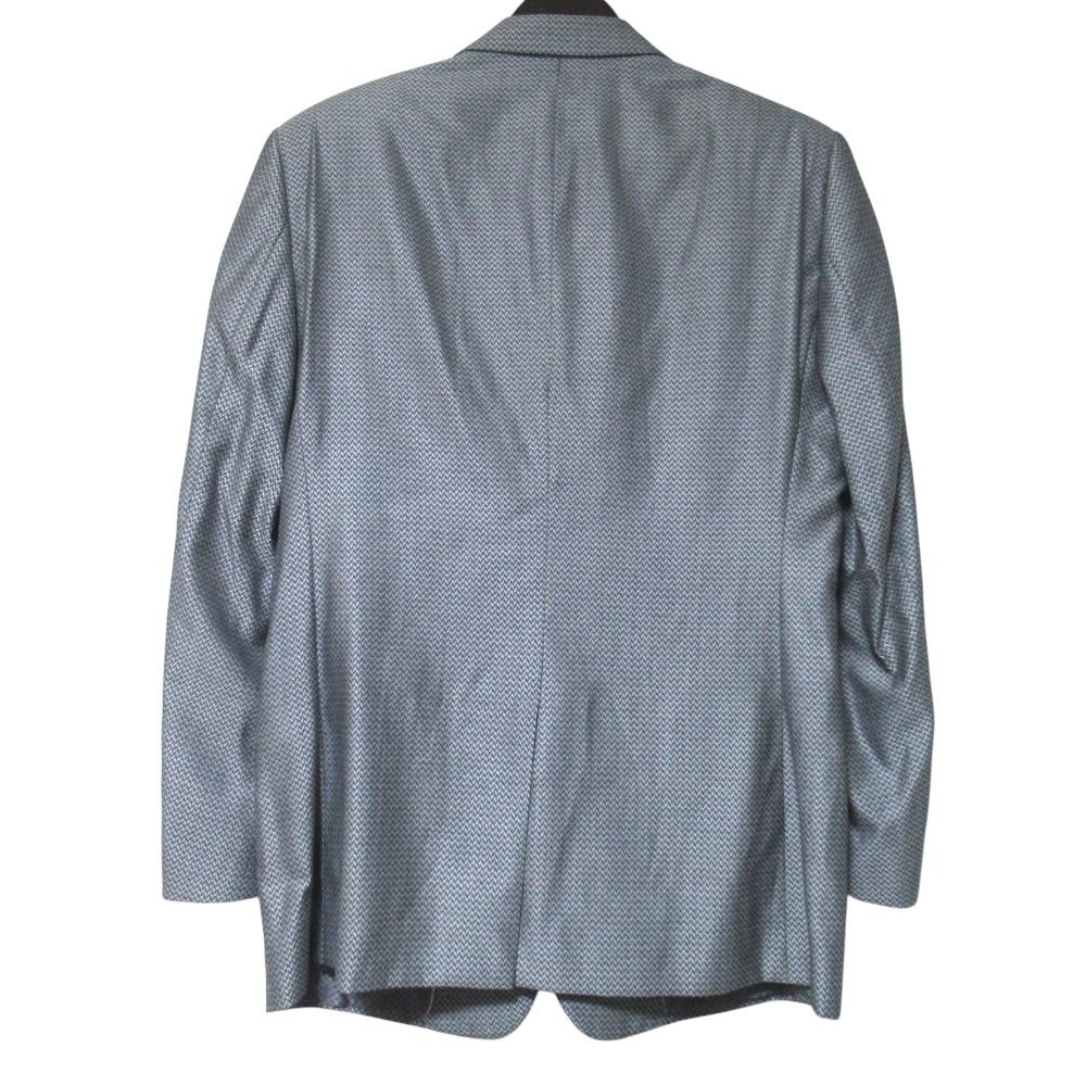 Dolce & Gabbana Martini Herringbone Pattern Wool Silk Tailored Jacket Gilet — view 3
