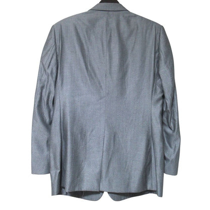 Dolce & Gabbana Martini Herringbone Pattern Wool Silk Tailored Jacket Gilet — view 3