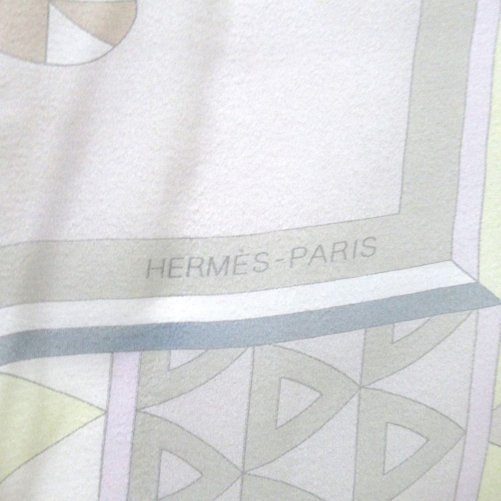 Hermes Carre 140 Chevaux de Karnak Horse of Temple Silk Chiffon Large Scarf — view 3