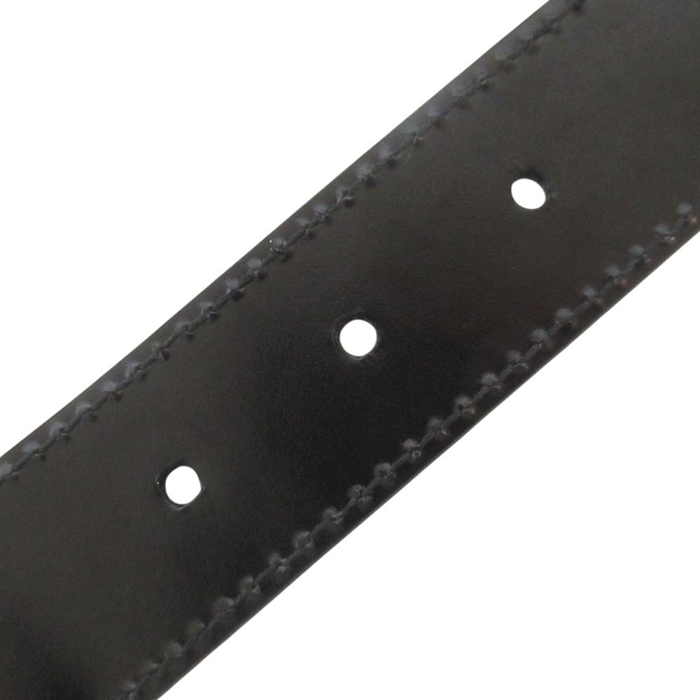 Gucci GG Jacquard Reversible Leather Belt 90 36 Black — view 5