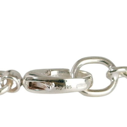 Gucci Interlocking Chain Pendant Necklace Silver — view 6