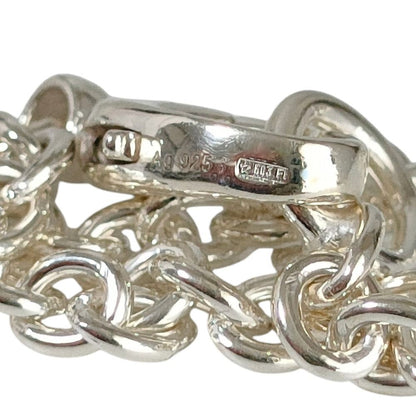 Gucci Interlocking Chain Pendant Necklace Silver — view 7