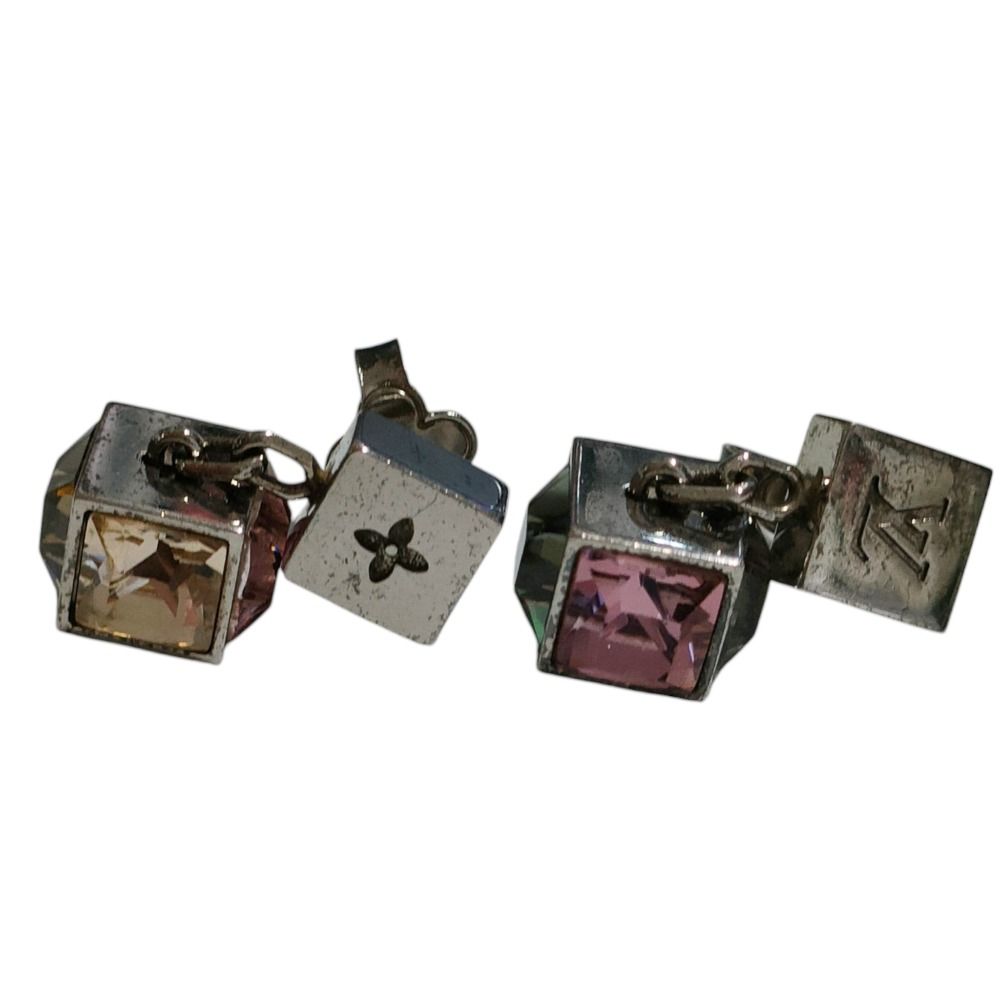 Louis Vuitton Book le Reille Gamble Vijoux Earrings Silver — view 2