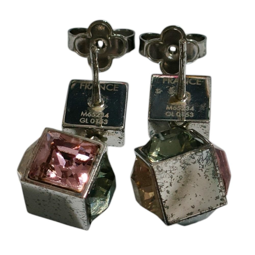 Louis Vuitton Book le Reille Gamble Vijoux Earrings Silver — view 4