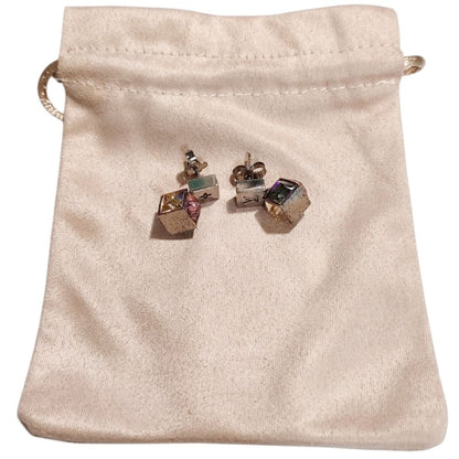 Louis Vuitton Book le Reille Gamble Vijoux Earrings Silver — view 7