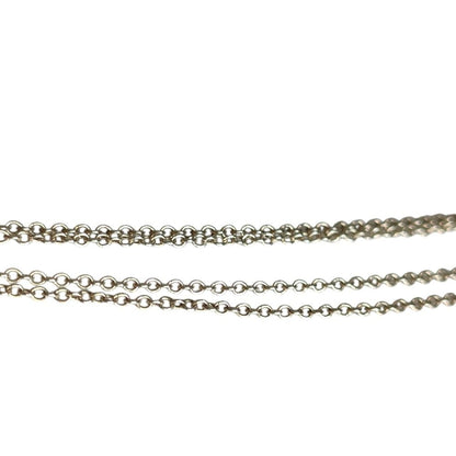 Tiffany & Co Paloma Picasso 925 Leaf Motif Chain Silver Necklace — view 4