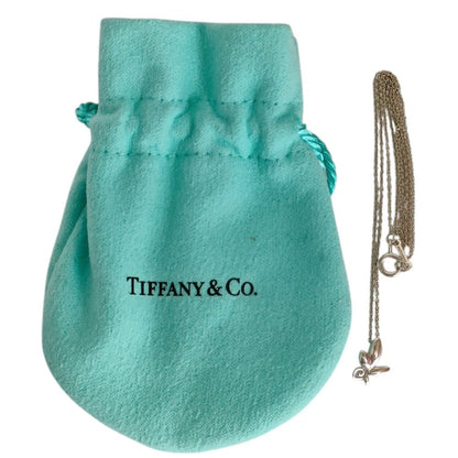 Tiffany & Co Paloma Picasso 925 Leaf Motif Chain Silver Necklace — view 9