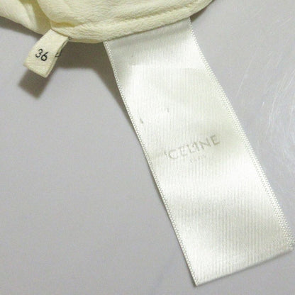 Celine Silk Blend Shirt 36 White — view 9