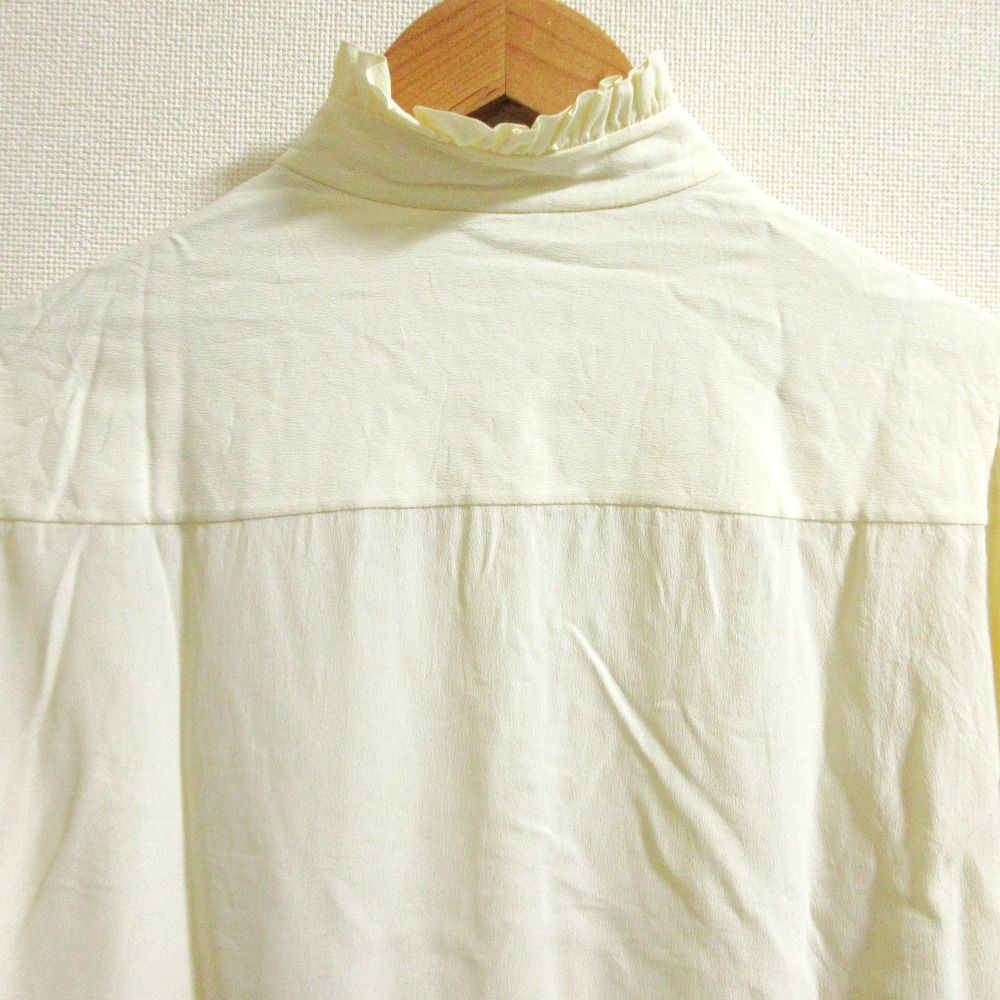 Celine Silk Blend Shirt 36 White — view 7