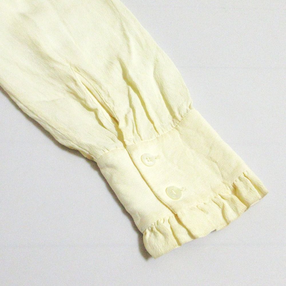 Celine Silk Blend Shirt 36 White — view 5