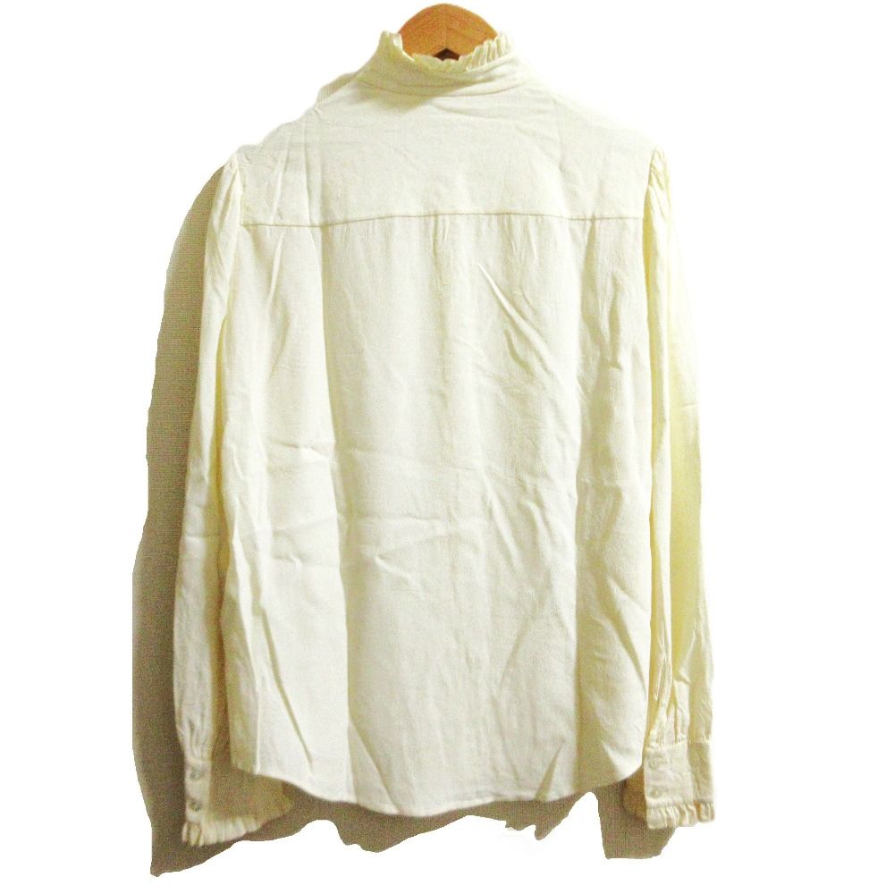 Celine Silk Blend Shirt 36 White — view 2