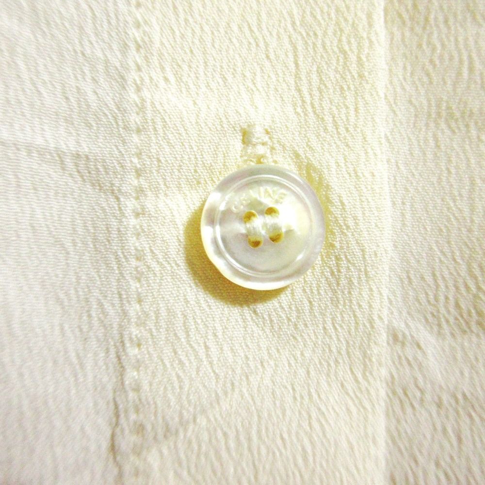 Celine Silk Blend Shirt 36 White — view 3