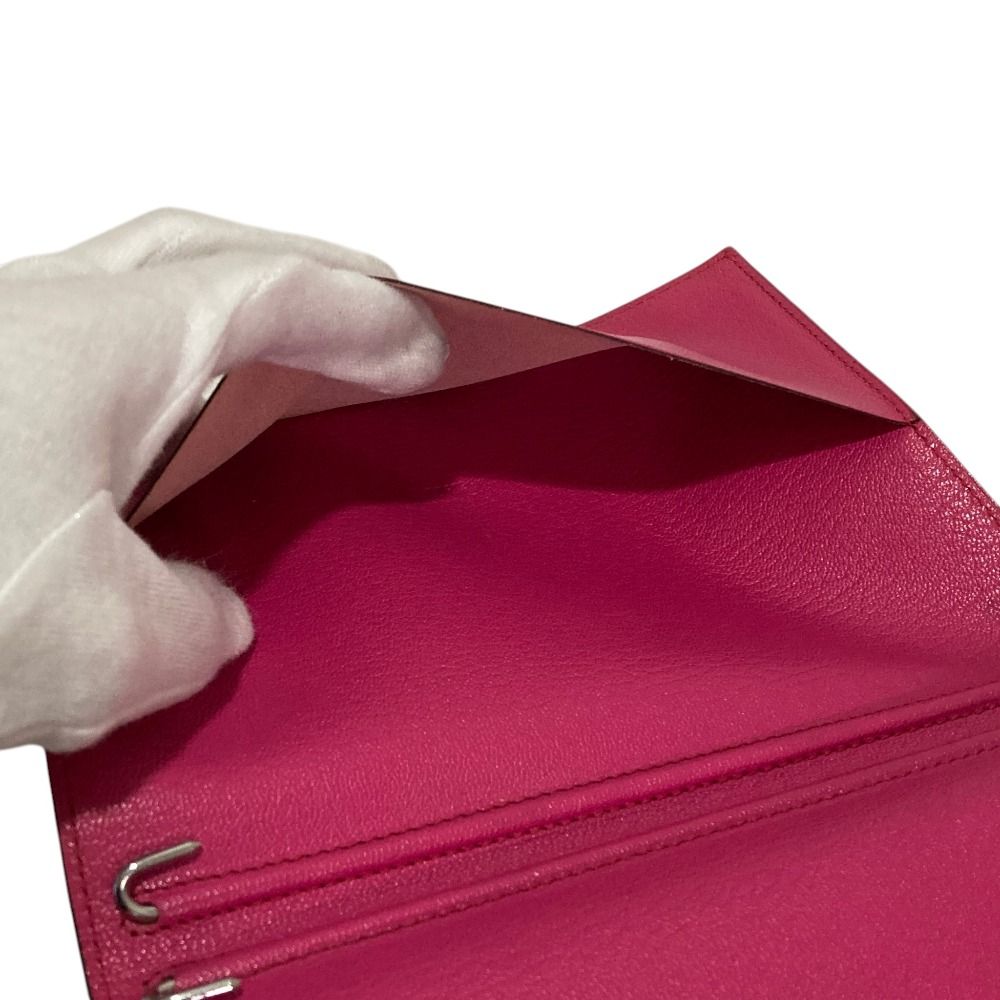 Hermes Globe Trotter Agenda Chevre Notebook Cover Gray Ju Pink — view 7