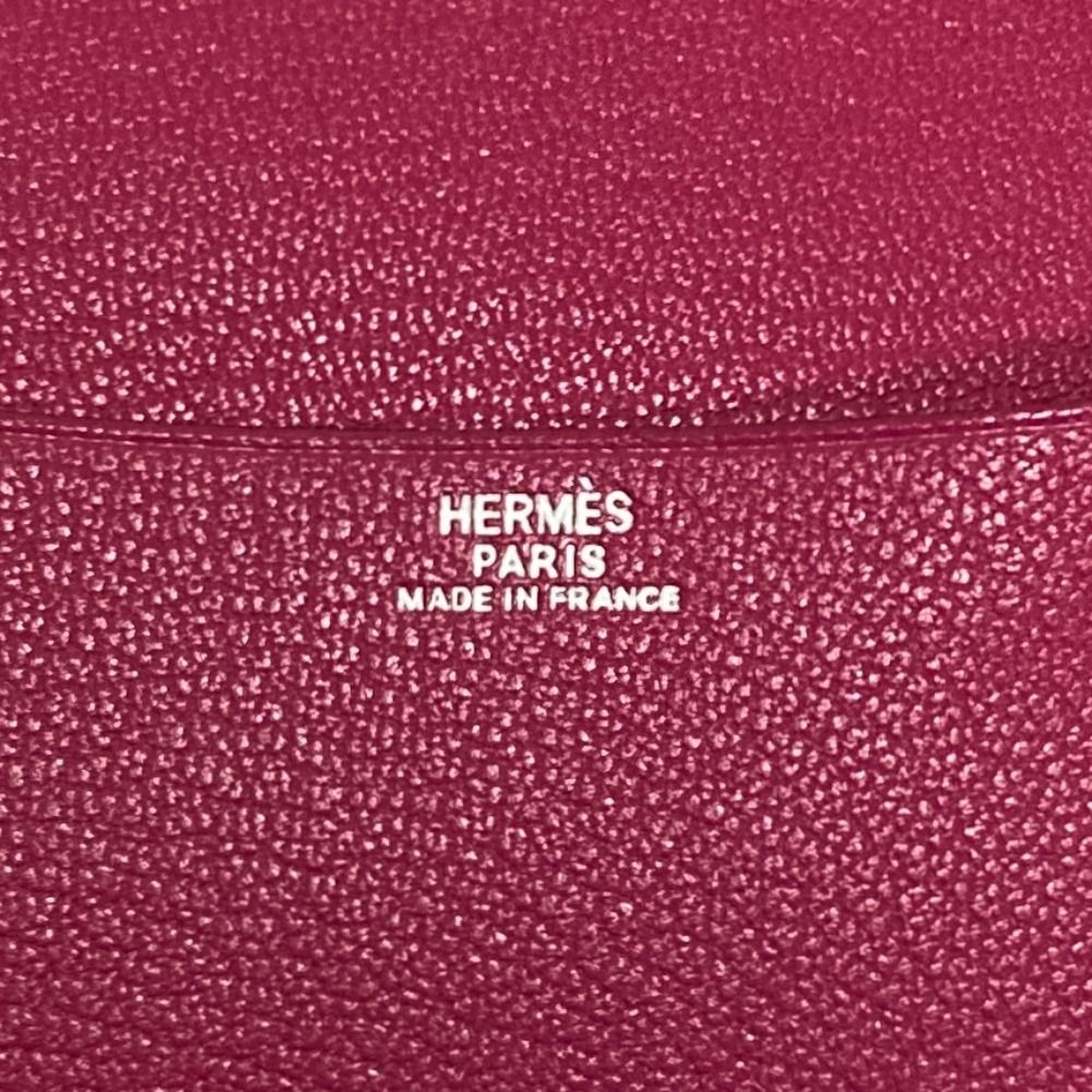 Hermes Globe Trotter Agenda Chevre Notebook Cover Gray Ju Pink — view 8