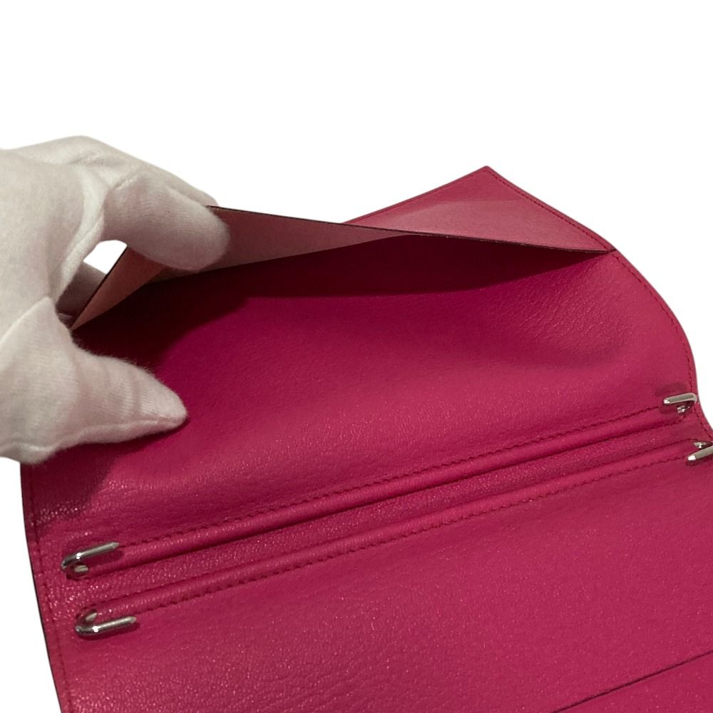 Hermes Globe Trotter Agenda Chevre Notebook Cover Gray Ju Pink — view 6