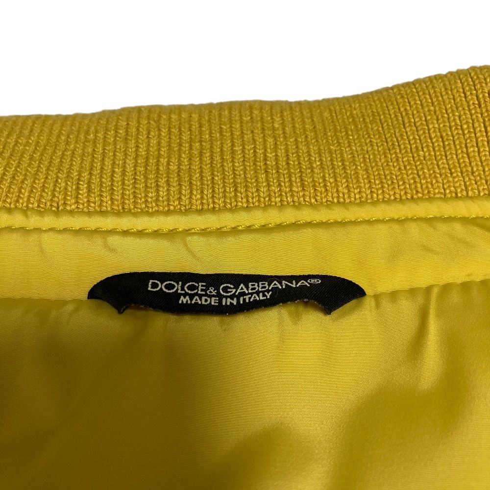 Dolce & Gabbana Padded Jacket 48 Yellow — view 7