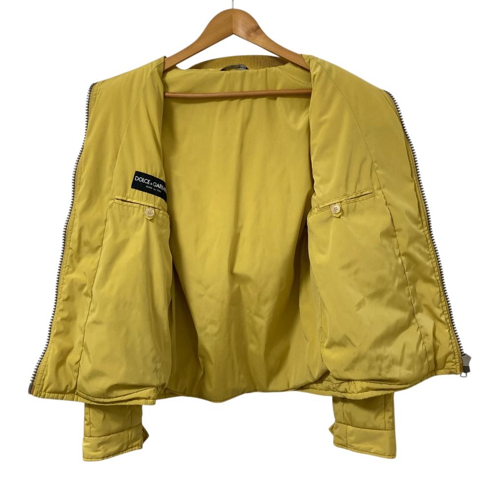 Dolce & Gabbana Padded Jacket 48 Yellow — view 3