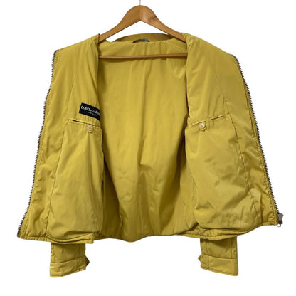 Dolce & Gabbana Padded Jacket 48 Yellow — view 3