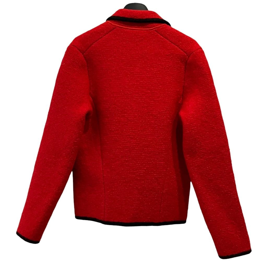 Louis Vuitton Wool Single Jacket XS Red — view 2