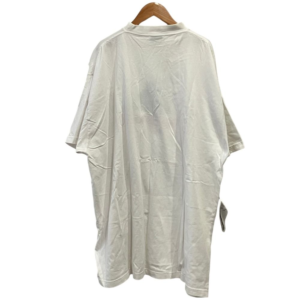 Balenciaga Adidas Collaboration Logo Embroidery Inside Out T-Shirt 3 White — view 2