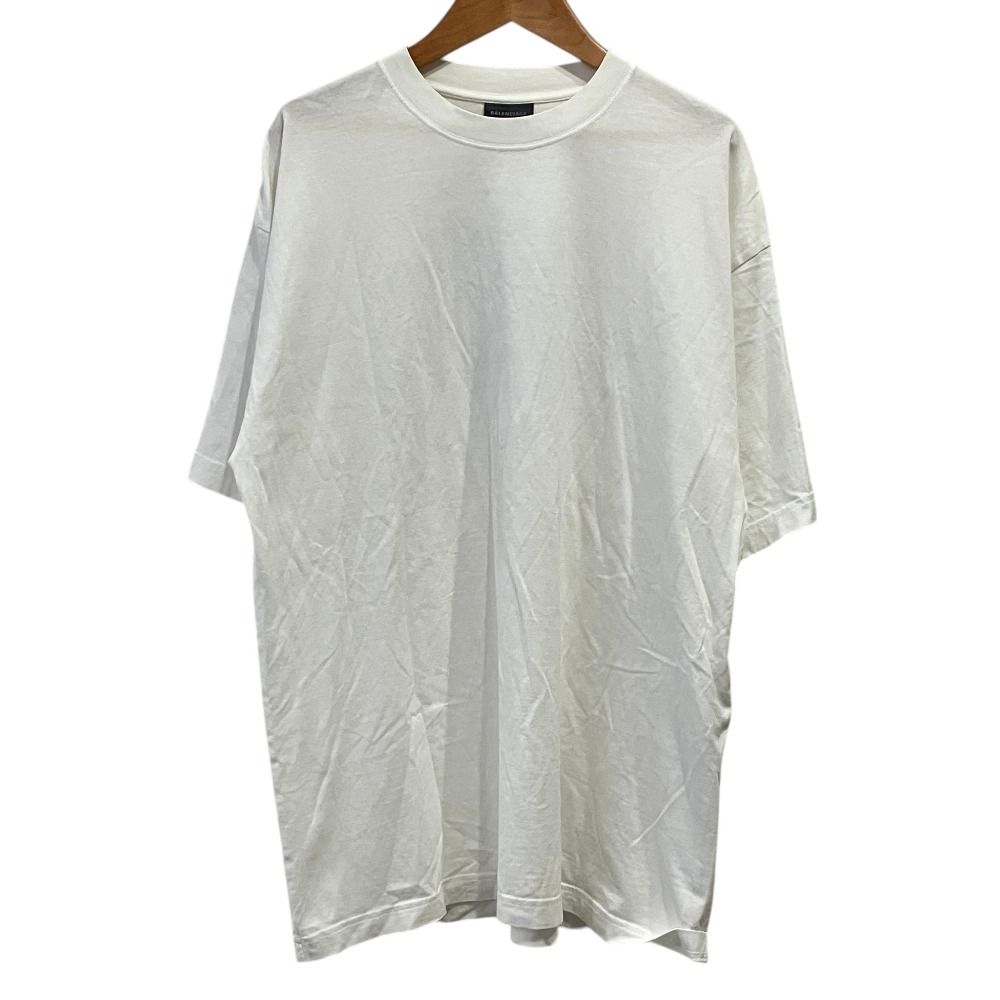 Balenciaga Care Label Print Oversize T-Shirt XS White — view 2