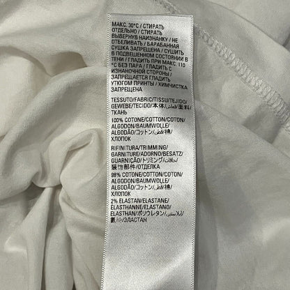 Balenciaga Care Label Print Oversize T-Shirt XS White — view 7