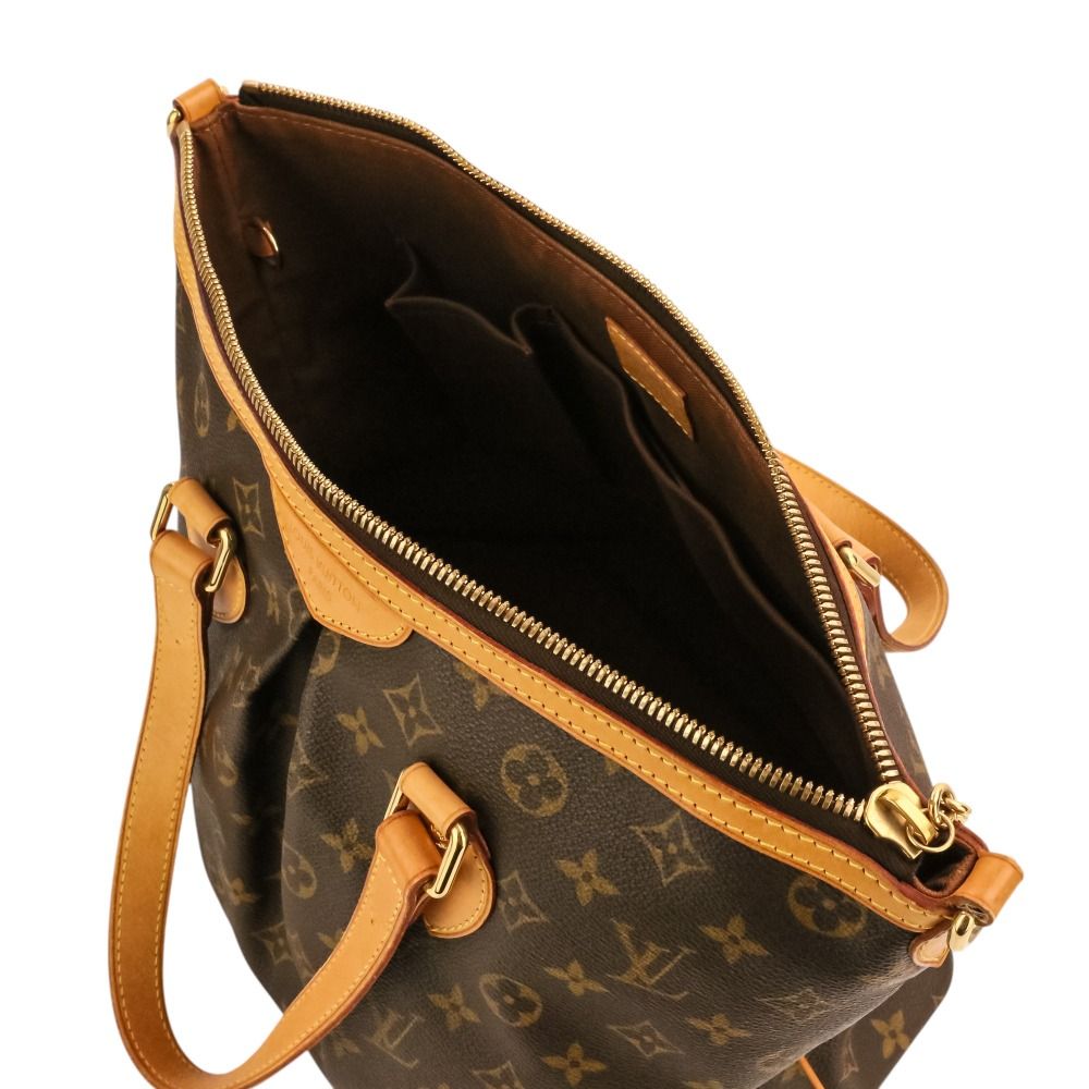Louis Vuitton Palermo PM Monogram Shoulder Bag Tote Brown — view 7